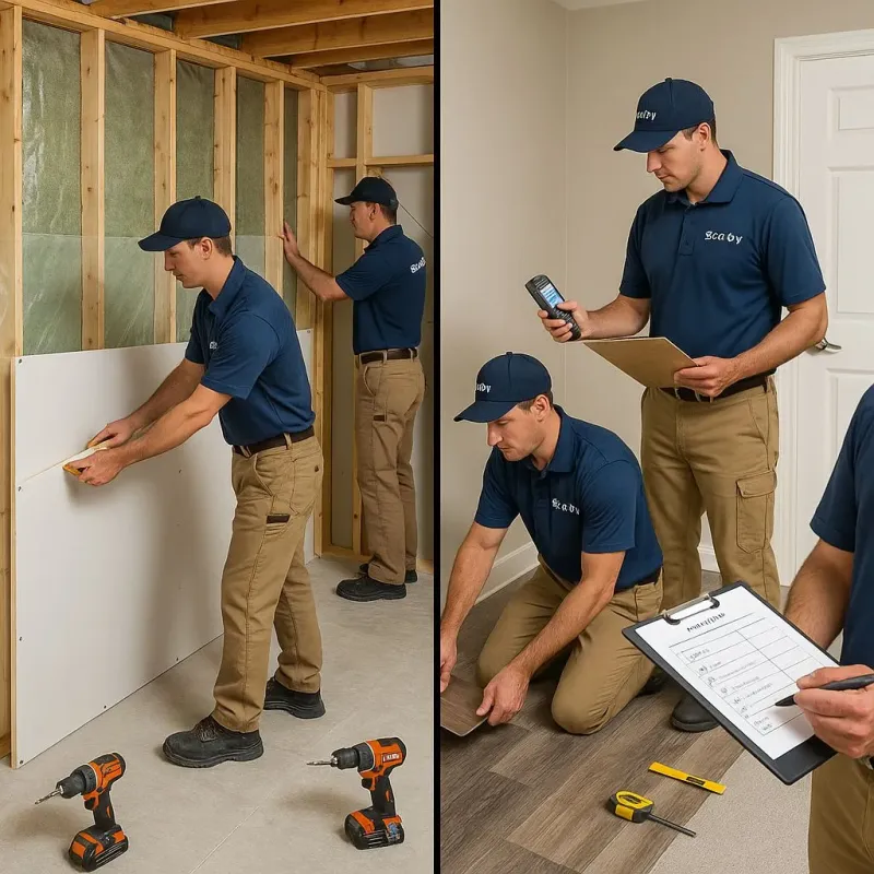 Repairs and Reconstruction process in West Whittier-Los Nietos, CA